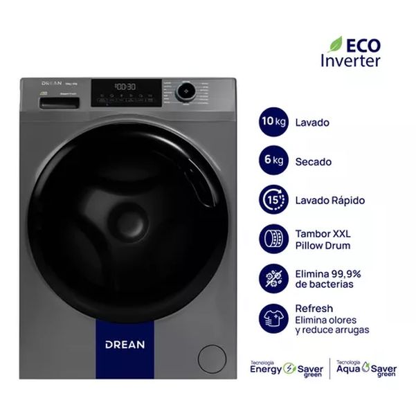LAVASEC.DREAN LSCDR1006SG0 10/6KG INV. GRIS