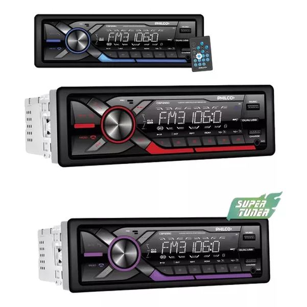 AUTOESTEREO PHILCO CSP2950 BT USB SD AU AM/FM