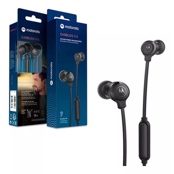 AURICULAR MOTOROLA EARBUDS 3C-S IN EAR USB C