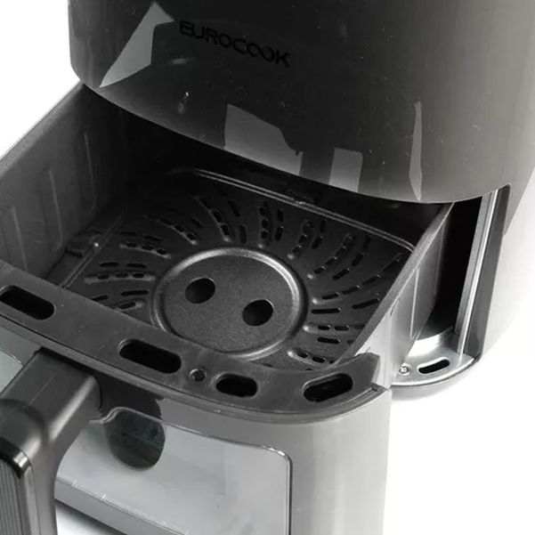 FREIDORA EUROCOOK AIRE 7LT DIGITAL CON VISOR GRIS