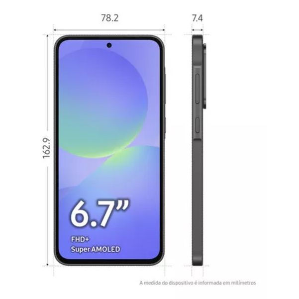CELULAR SAMSUNG A36 5G 6.7P 50M 8/256GB BLACK