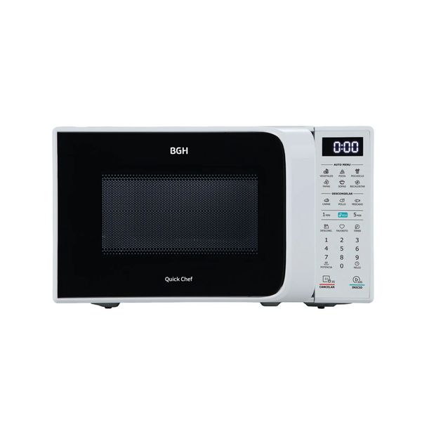 MICROONDAS BGH B120DB20I ECO 20LT DIG. BLANCO