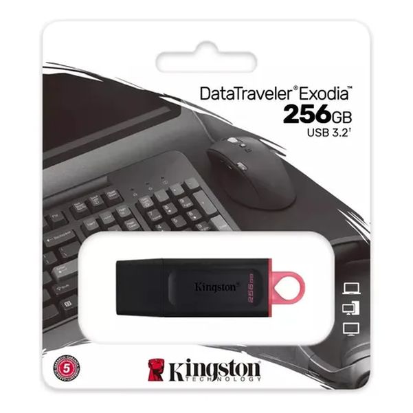 MEMORIA PENDRIVE KINGSTON 256GB DTX 3.2 EXODIA