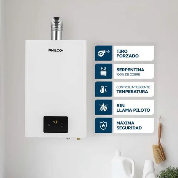 CALEFON PHILCO PHCA14B DIGITAL SIN LLAMA PILOTO TIRAJE FORZADO