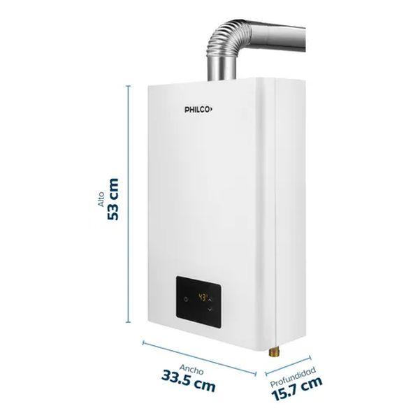 CALEFON PHILCO PHCA14B DIGITAL SIN LLAMA PILOTO TIRAJE FORZADO