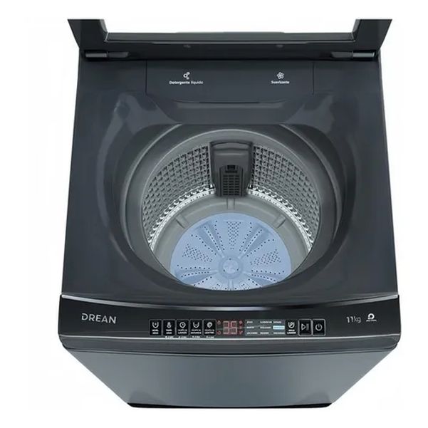 LAVARROPAS DREAN LPDR1165LG 11KG 700RPM INVERTER CARGA SUPERIOR  GRIS