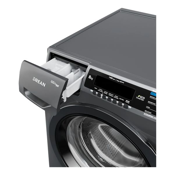 LAVARROPAS DREAN LFDR0814SG0 8KG 1400RPM INVERTER GRIS