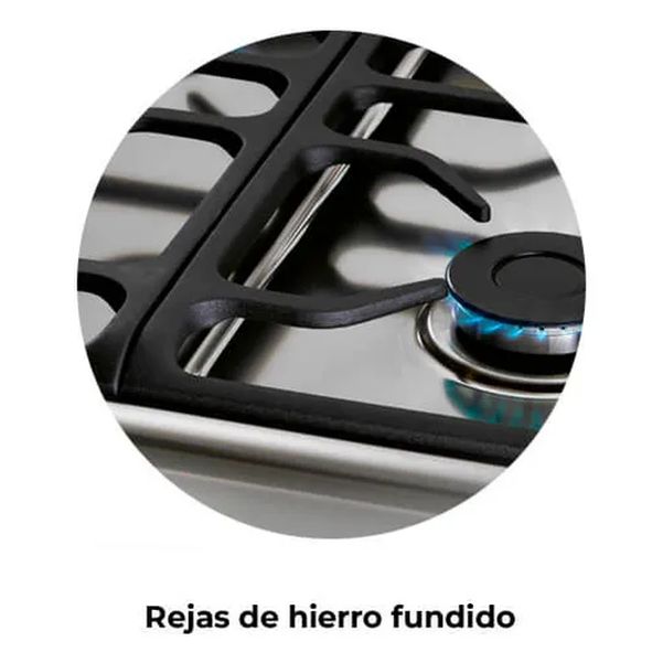 COCINA LONGVIE 13331XF 56CM ENC LUZ REJILLAS FUNDICION  IX