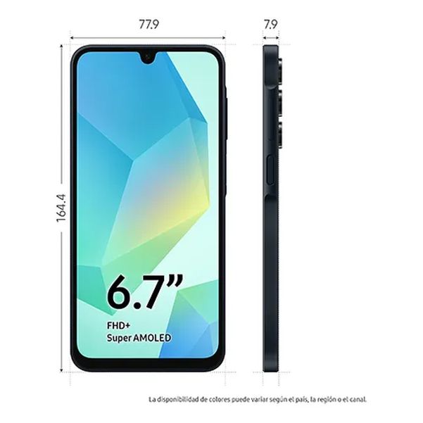 CELULAR SAMSUNG A16 6.7P 50MP 4/128GB BLACK