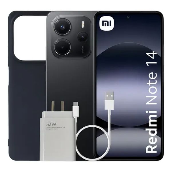 CELULAR XIAOMI REDMI NOTE 14 6.7P 108MP 6/128G BLACK