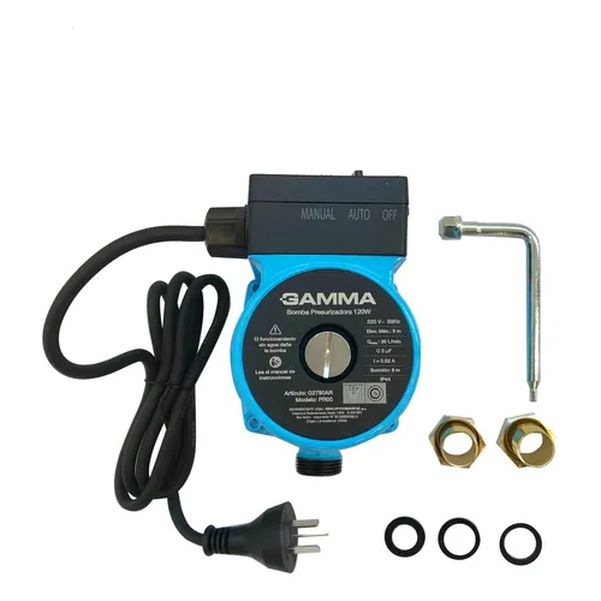 BOMBA DE AGUA GAMMA G2790AR 120W PRESURIZADOR