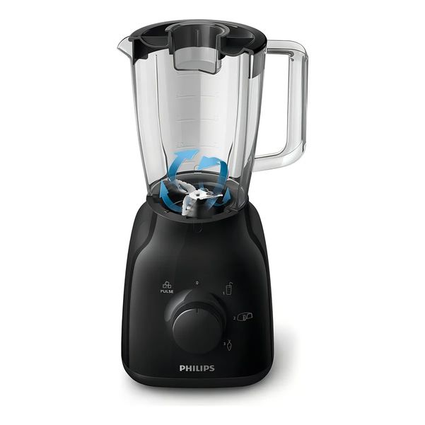 LICUADORA PHILIPS HR2126/90 1.5L 500W 3V NEGRA