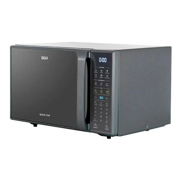 MICROONDAS BGH B228DS26I 28L GRILL DIG. PLATA