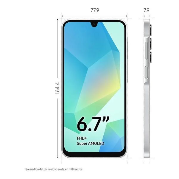 CELULAR SAMSUNG A16 6.7P 50MP 4/128GB GRAY
