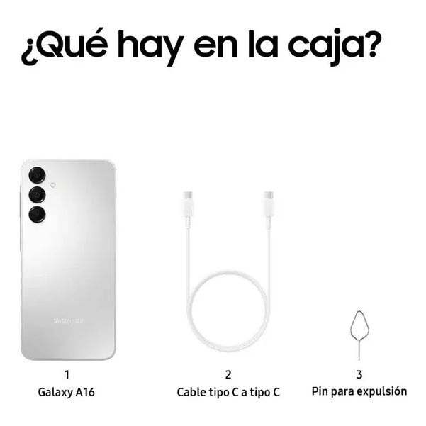 CELULAR SAMSUNG A16 6.7P 50MP 4/128GB GRAY