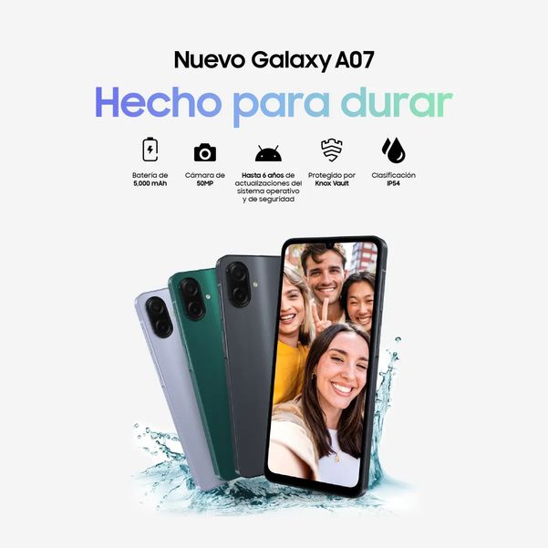 CELULAR SAMSUNG A07 6.7P 50MP 4/128GB GREEN