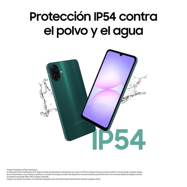 CELULAR SAMSUNG A07 6.7P 50MP 4/128GB GREEN