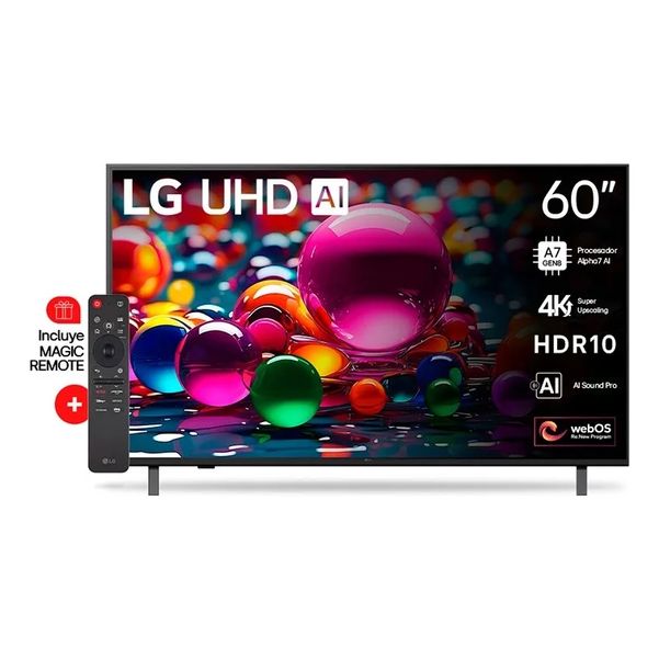 SMART TV LG 60UA8050PSA ULTRA HD 4K AI GEN8 THINQ