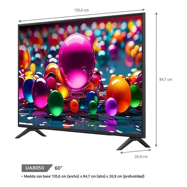 SMART TV LG 60UA8050PSA ULTRA HD 4K AI GEN8 THINQ