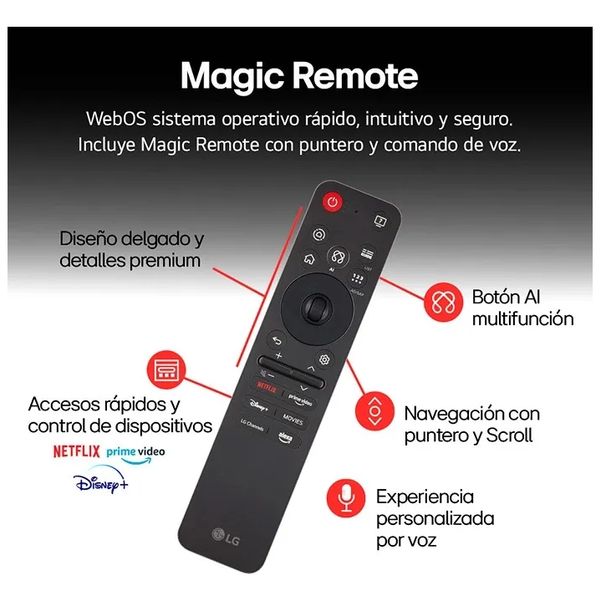 SMART TV LG 60UA8050PSA ULTRA HD 4K AI GEN8 THINQ