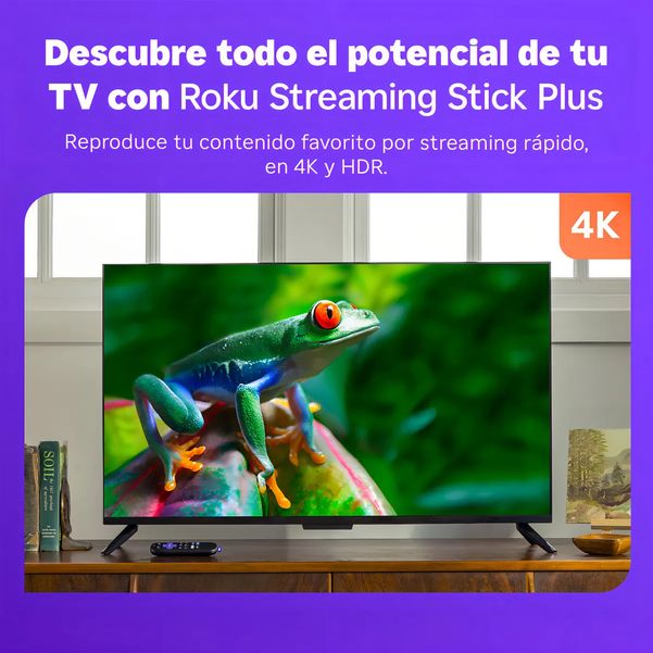 CONECTOR ROKU STREAMING STICK PLUS 4K-UHD