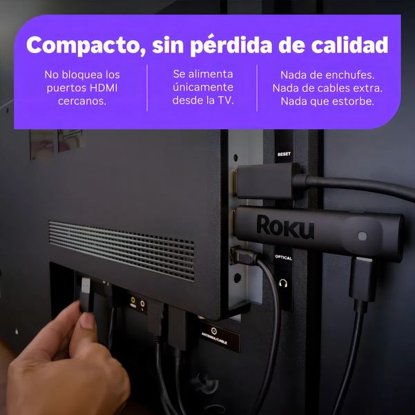 CONECTOR ROKU STREAMING STICK PLUS 4K-UHD