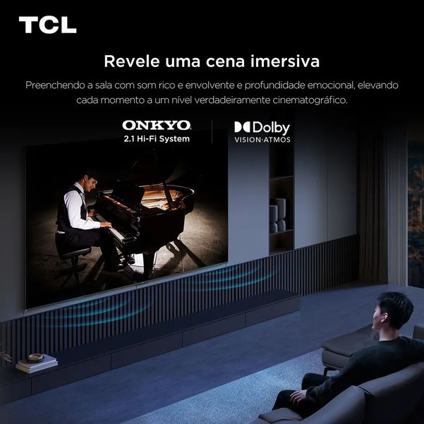 SMART TV TCL 65 65P8K SMART UHD QLED GOOGLE TV