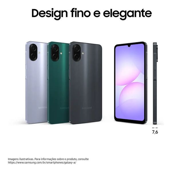 CELULAR SAMSUNG A07 6.7P 50MP 4/64GB L.VIOLET