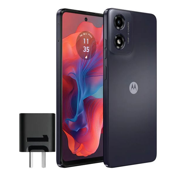 CELULAR MOTOROLA G04 6.6P 16MP 4/64GB NEGRO