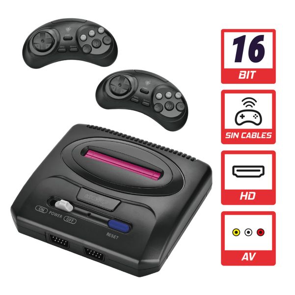 VIDEOJUEGO LEVEL UP SUPER DRIVE 1000 J. 16BIT