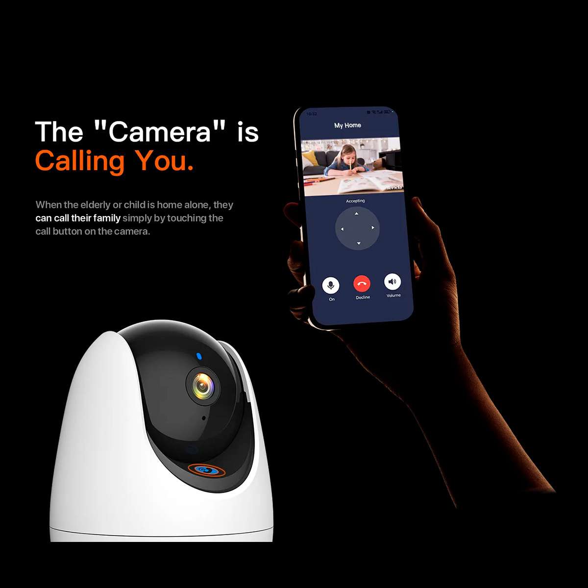 CAMARA SEG.TENDA CP7 GIRO/INCLINAC 4MP